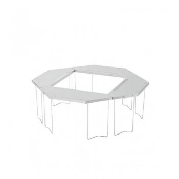 Snow Peak Jikaro Fire Ring Table - Versatile Outdoor Cooking and Heating Solution