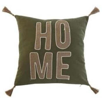 Cojín Boho Verde Natural Home ESPRIT 45 x 5 x 45 cm