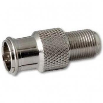 Adaptador de Prueba F Kathrein EMU 05, Conector Macho, 90 dB, Metálico, 75 Ohm