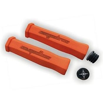 campabros puños mtb de Eva laserati con tapones Naranja
