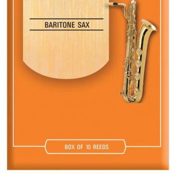 D'Addario Rico Orange 1.5 Baritone Saxophone Reeds