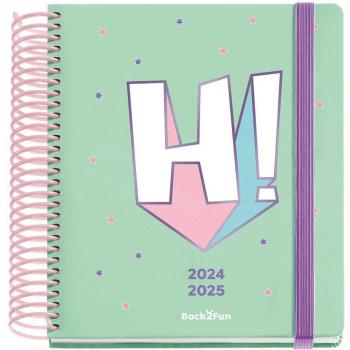Agenda Escolar 2024-2025 Día Página Back2Fun H! Miquelrius Multilingüe 155x145mm