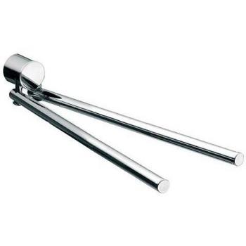 455000136 Emco Rondo 2 Toalla con 2 giratorias brazo cromo 36.4 cm
