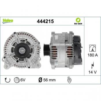 Alternador VALEO 444215 - Alternador de automóvil, compatible con múltiples modelos, alta eficiencia energética, diseño compacto, fácil instalación, durabilidad mejorada