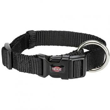 Trixie Collar Premium, L-XL, 40-65cm/25mm, Negro