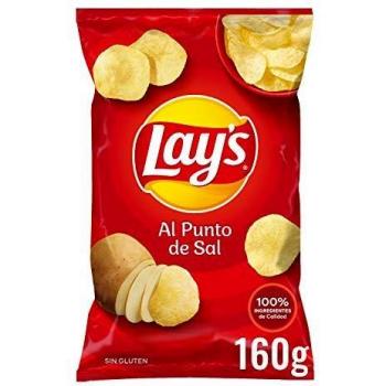 Lay'S Patatas Fritas Al Punto de Sal, 160g