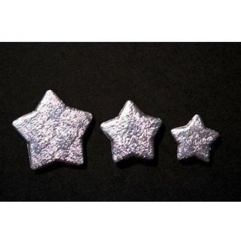 Chaks 02002-002, Boite de 50g d'Etoiles 3D, Argent