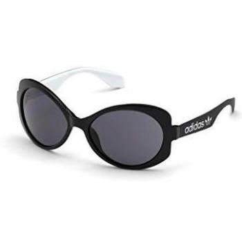 Adidas Women's OR0020 Sunglasses, Shiny Black/Smoke, 56mm