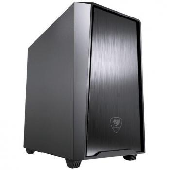 COUGAR Gaming MG130 Mini Tower Black - Caja Mini Torre Micro ATX, Mini-ITX - Negro - USB 3.0, USB 2.0 y Audio - Ventilador Incluido - Soporta Refrigeración Líquida
