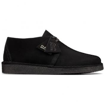 Clarks Originals Desert Trek Suede Black Men's Shoes Size UK 8