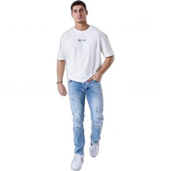Project X Paris Regular Light Blue Torn Jeans