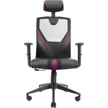 Silla Gaming Mars Gaming MGC-ERGO, Ergonómica con Respaldo Reclinable y Soportes Ajustables