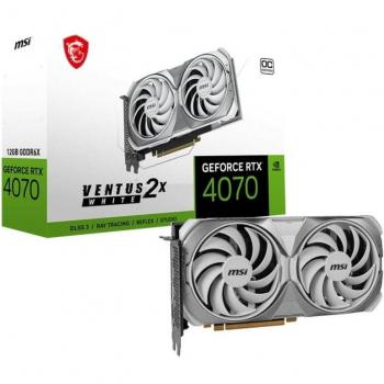 MSI GeForce RTX 4070 VENTUS 2X OC White Edition 12GB GDDR6X
