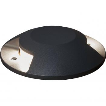 Foco de suelo LED Konstsmide 7879-370, 2 luces, luz empotrada en el suelo para exteriores, montaje en superficie, color gris oscuro, potencia de 10W, iluminación de 2 vías, grado