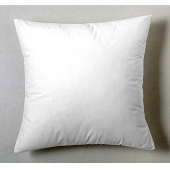 ES-TELA - Funda de cojín COMBI LISO CALA color Blanco - Medidas 40x40 cm. - 100% Algodón - 144 Hilos