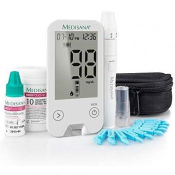 Medisana MediTouch 2 - Medidor de Glucosa mmol/L con Starterset