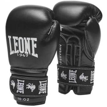 Leone1947 Ambassador Adult Combat Boxing Gloves - Black 14 oz