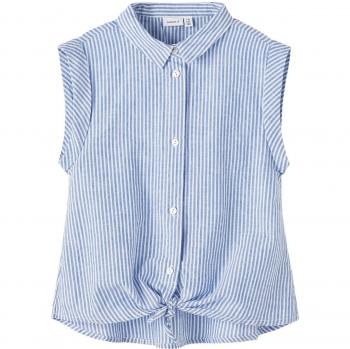 Blusa sin mangas para niña NAME IT KIDS con detalle de nudo, 100% algodón