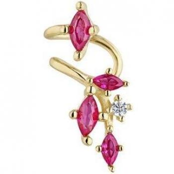 Ear Cuff Vica de Plata y Baño de Oro 18k