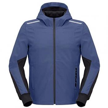 Sudadera con capucha de moto Spidi Armor Light - Azul - Talla 3XL