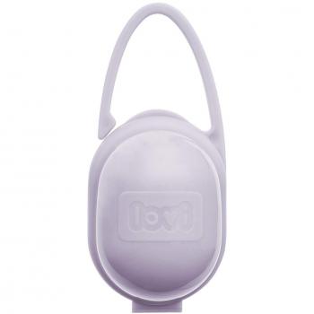 LOVI Portachupete Bebé, caja de plástico para chupetes, suministros para chupetes de viaje, Rosa