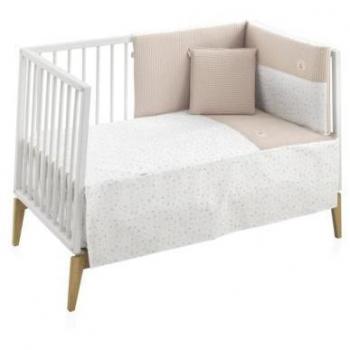 Colcha y Protector Cuna Cambrass Rabbit 60x120cm