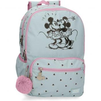Mochila escolar Minnie Mouse Kisses doble compartimento