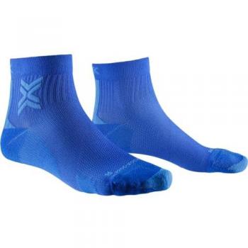 Calcetines X-Bionic Run Discover Ankle, Unisex adulto, color azul eléctrico, talla 42-44