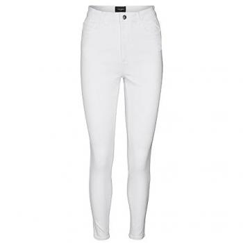 Jeans Skinny de Mujer Vero Moda Sophia Tiro Alto Color Blanco