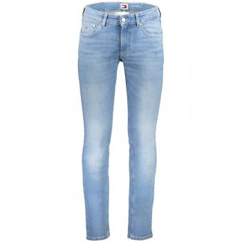 Tommy Hilfiger Men's Light Blue Slim Fit Cotton Jeans W28 L32