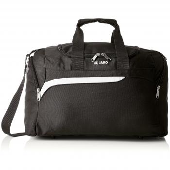 Jako Sporttasche Performance - Bolsa de deporte, color negro / blanco / gris, talla 50 x 28 x 28 cm