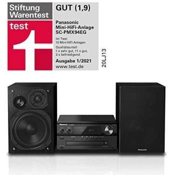 Panasonic SC-PMX94 Minicadena de música para Uso doméstico Negro 120 W - Microcadena
