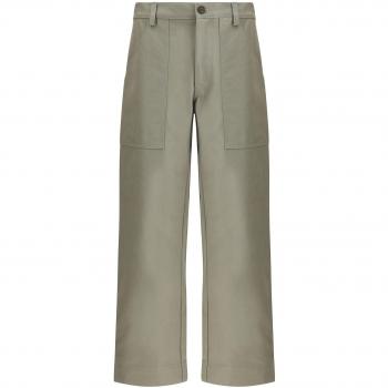 Maison Kitsuné Beige Cotton Workwear Trousers - Size 40