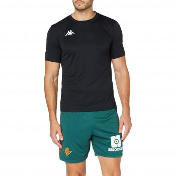 Kappa Rovigo SS Camiseta de equipación, Hombre, Negro/Blanco, 3XL