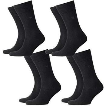 Burlington Hombre, Leeds Calcetines, Lana, Negro