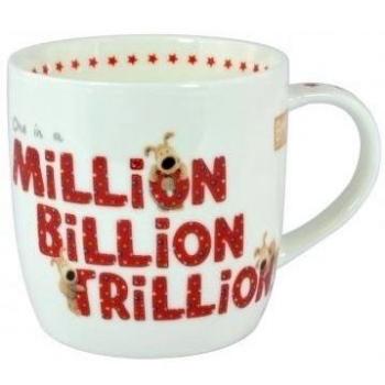 Boofle Mug One In A Million Billion Trillion by Boofle