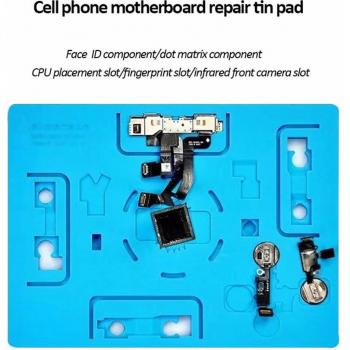 Calibrador de precisión para proyector de puntos y reparación de celosía facial para iPhone 12 Mini, 11 y Pro Max - Accesorio de posición de matriz de identificación facial
