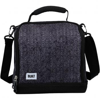 BUILT Bolsa Térmica para el Almuerzo The Professional, poliéster, color Negro, dimensiones 18.5 x 24 x 26 cm, capacidad de 7 litros
