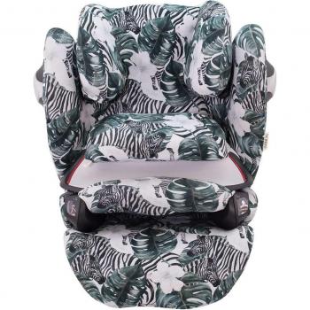 Funda para silla de coche JYOKO compatible con Cybex Pallas M-Fix y Cybex Pallas S-Fix, diseño Zebra