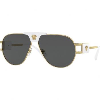 Versace VE2252 Men's Pilot Sunglasses Gold (Asian Fit) Size 63