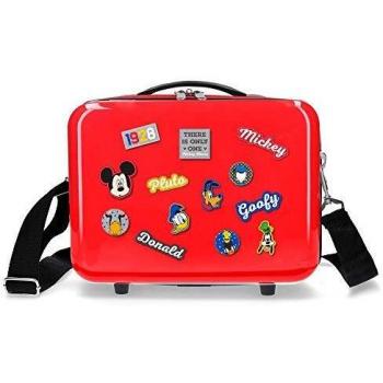 Disney Have a Good Day Mickey Nececer Adaptable Rojo 29x21x15 cms ABS
