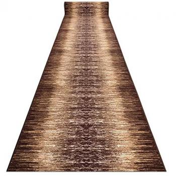 Alfombra de Pasillo Antideslizante Toltec Beige 80x400 cm con Refuerzo de Goma