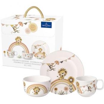 Set de Vajilla Infantil Boho Kids - 3 piezas Ruge como un León de Villeroy & Boch