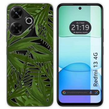 Funda Silicona Transparente Jungla para Xiaomi Redmi 13 4G