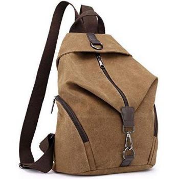 EVEOUT Mochila de Hombro Casual Unisex Vintage de College, Mochila Para Portátil de Negocios Para Hombres y Mujeres Para Viajes Escolares de Trabajo, Excursiones para Acampar Daypacks