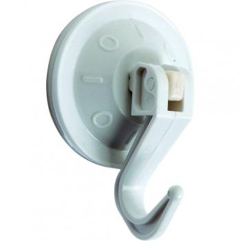 BRINOX Colgador articulado con Ventosa, Blanco, Ø 53 mm