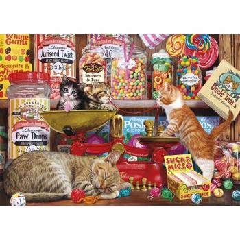 Puzzle de 1000 Piezas Patas de Caramelo y Ratones de Azúcar