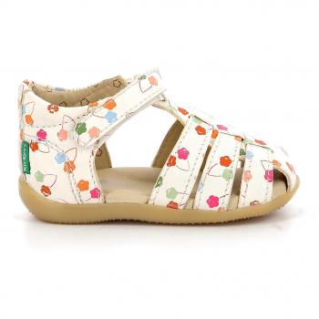 Kickers Bigflo-2 Baby Girl Sandals - White, UK Size 5
