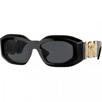 Versace VE4425U GB1/87 Unisex Geometric Black Sunglasses