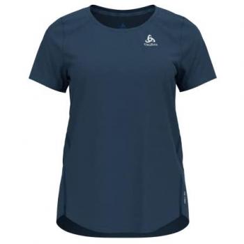 Camiseta de Manga Corta Odlo Zeroweight Chill-Tec para Mujeres - Azul